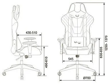 Кресло игровое VIKING 4 AERO BLACK EDITION