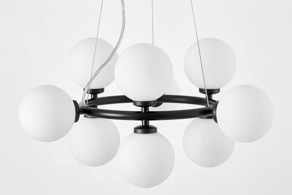 Подвесная люстра LUMINA DECO MARSIADA LDP 6033-9 BK