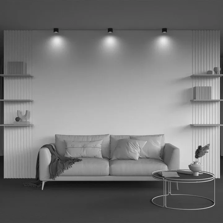 Накладной светильник Maytoni Technical Калипсо C106CL-GX53-B