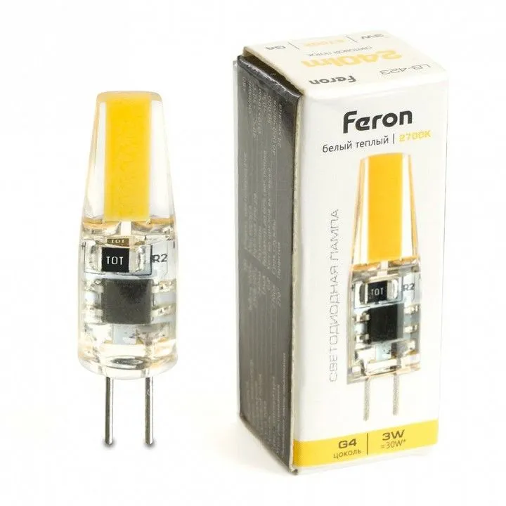 Лампа светодиодная Feron LB-423 G4 3Вт 2700K 51167