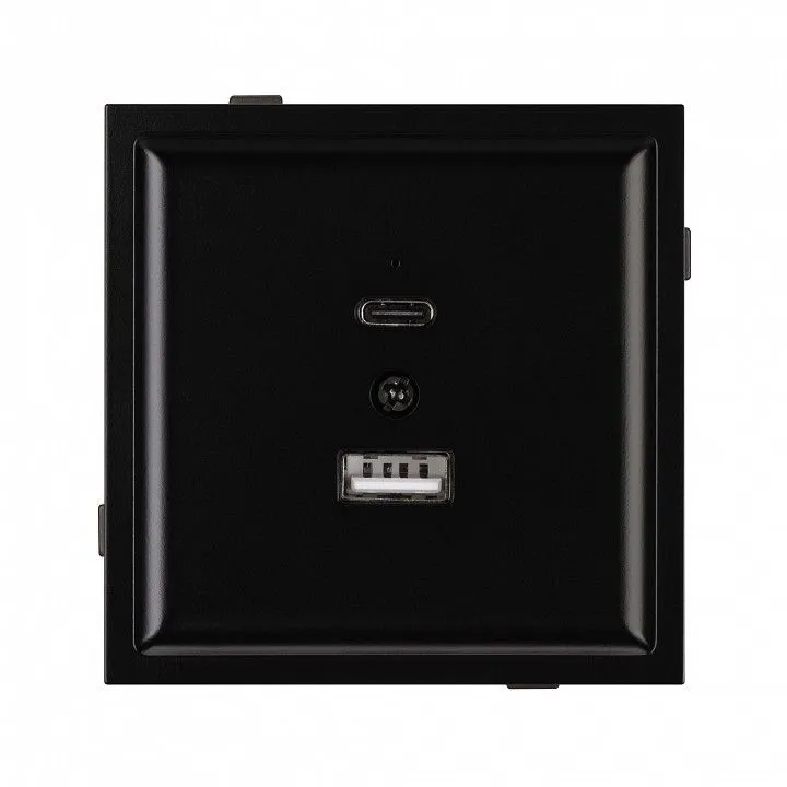 Розетка 2хUSB type A и C без рамки Arlight SCT-TENDO 054095