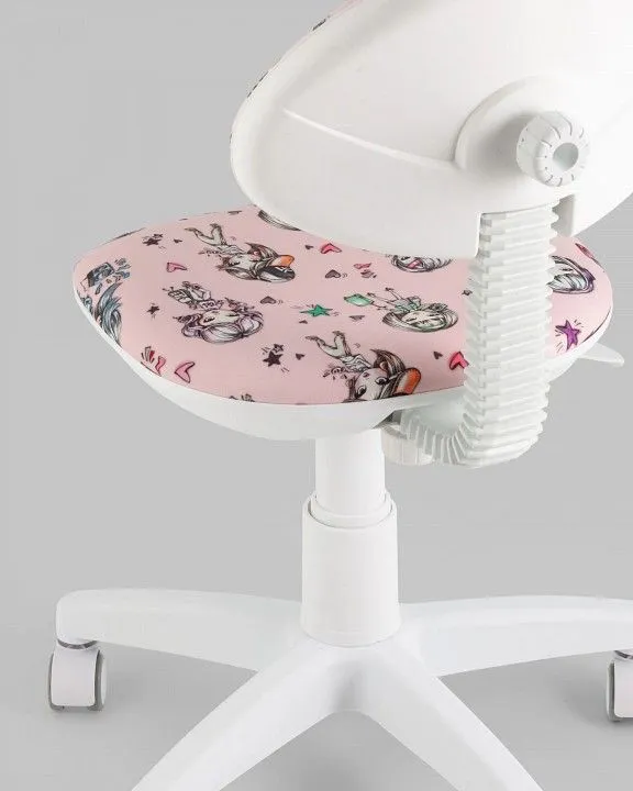 Стул компьютерный Stool Group Умка KP09-wh-HCC-Girls, УТ000038770 Стул компьютерный Stool Group Умка KP09-wh-HCC-Girls, УТ000038770