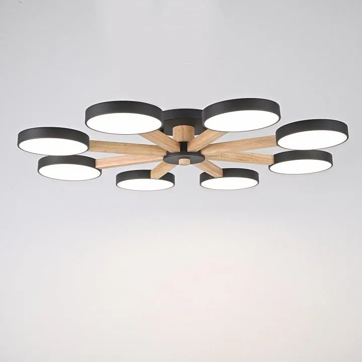 Люстра на штанге Imperiumloft TURNA Black TURNA01
