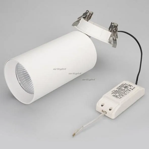 Спот Arlight SP-POLO-BUILT-R95-25W Day4000 (WH-WH, 40 deg) 027340