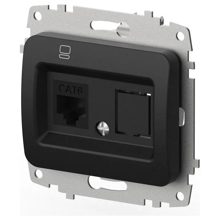 Розетка Ethernet RJ-45 без рамки Elbi Eleсtriс Jazz 607-004800-247