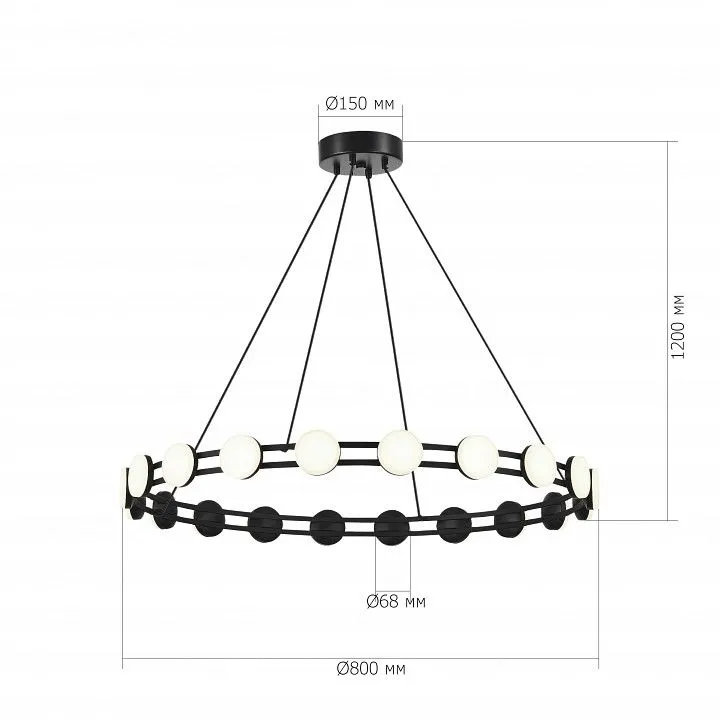 Подвесная люстра ST-Luce MONRO SL6610.403.20