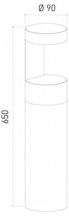 Наземный низкий светильник Elektrostandard Nimbus a055642