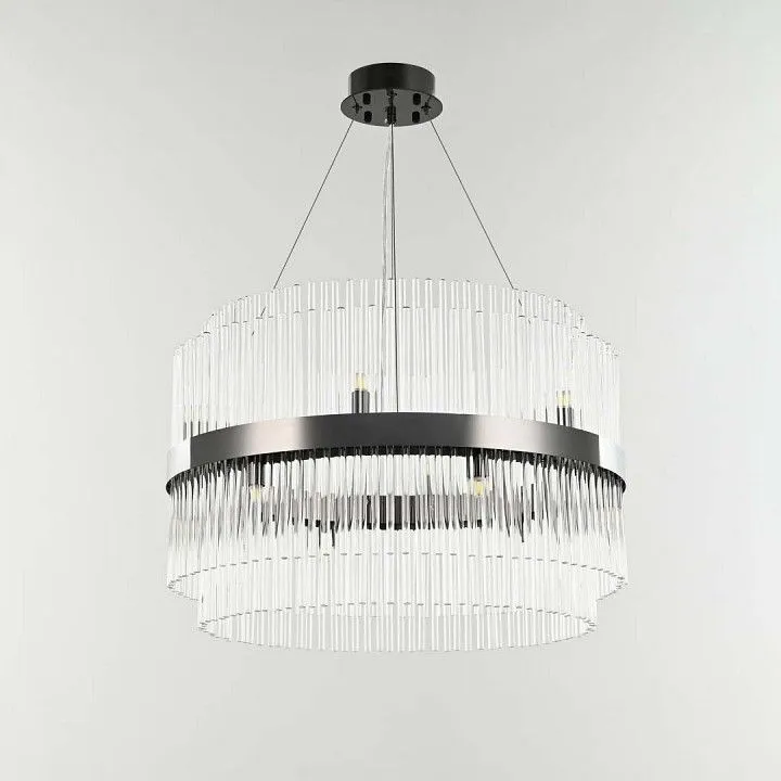 Подвесная люстра Arte Milano Бари 430110.600.12.G9.C1 BK