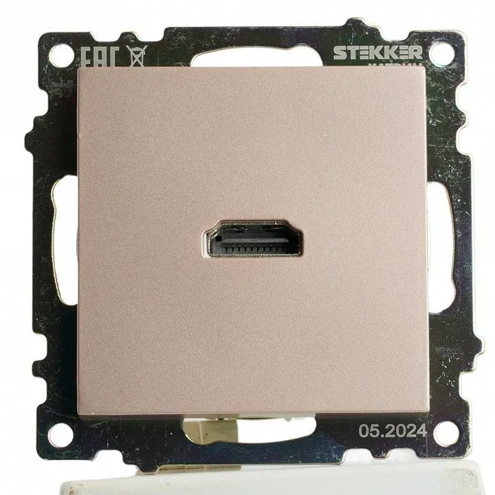 Розетка HDMI без рамки Stekker Катрин 50063