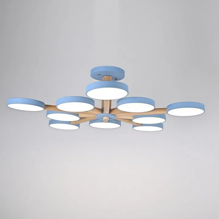 Люстра на штанге Imperiumloft TURNA Blue TURNA-B01