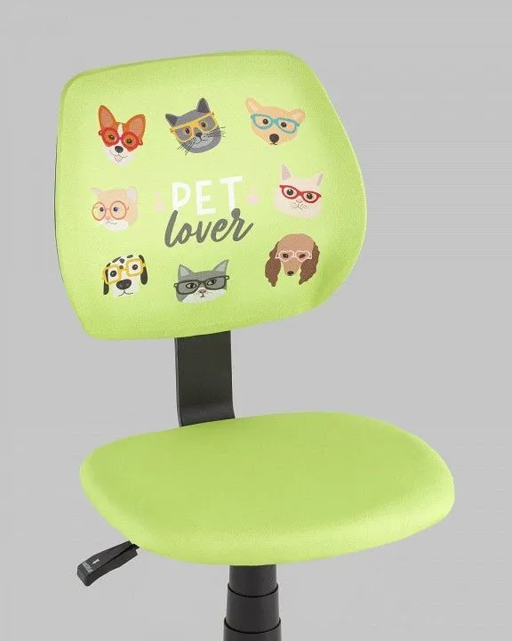 Стул компьютерный Stool Group Лоло 5256D Pet green, УТ000039081 Стул компьютерный Stool Group Лоло 5256D Pet green, УТ000039081