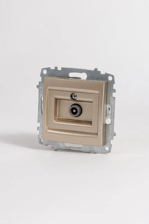 ТВ-розетка проходная без рамки Elbi Eleсtriс Zena Vega 609-011400-272