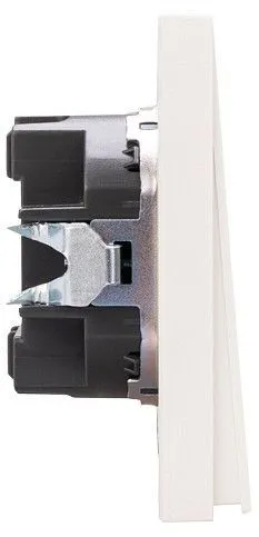 Выключатель двухклавишный с подсветкой без рамки Kranz STRONG KR-78-0714-4