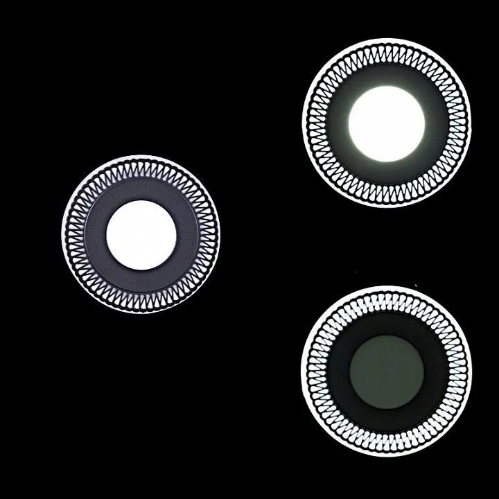 Встраиваемый светильник Reluce  63903-9.0-001RD LED3+3W BK