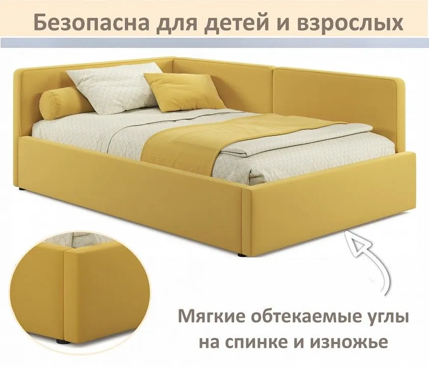 Кровать полутораспальная Kapri 1200