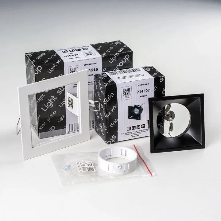 Встраиваемый светильник Lightstar Domino D51607WMOD