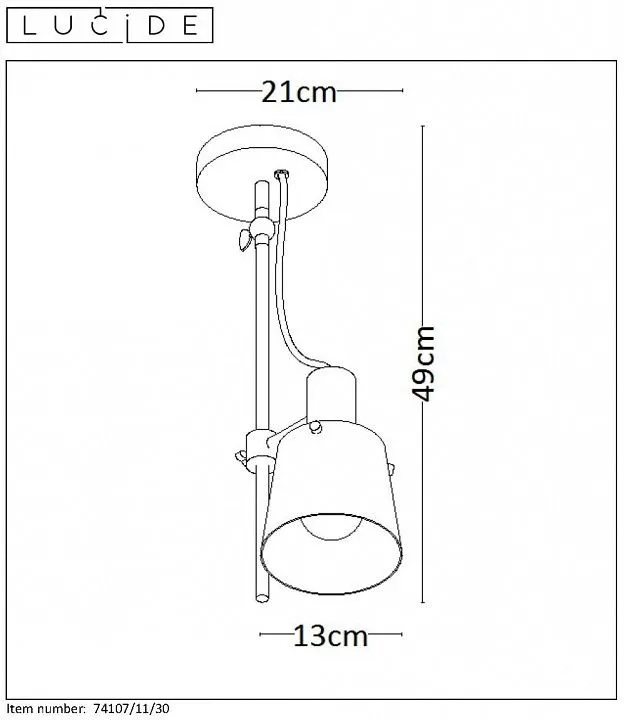 Спот Lucide Quinny 74107/11/30