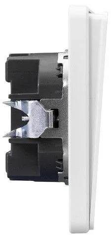 Выключатель двухклавишный без рамки Kranz ROUND KR-78-0706-1