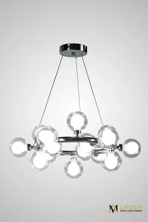 Подвесная люстра AM-Group AM470 AM470 D500 CHROME
