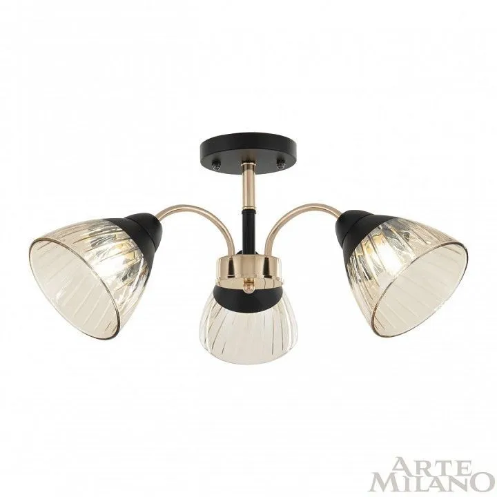 Люстра на штанге Arte Milano Napoli-320119 320119/3 FG+BK