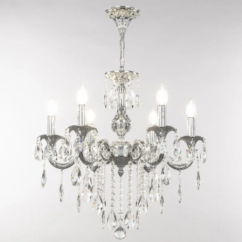 Подвесная люстра Bohemia Ivele Crystal AL7901 AL79101/6/175 B Ni