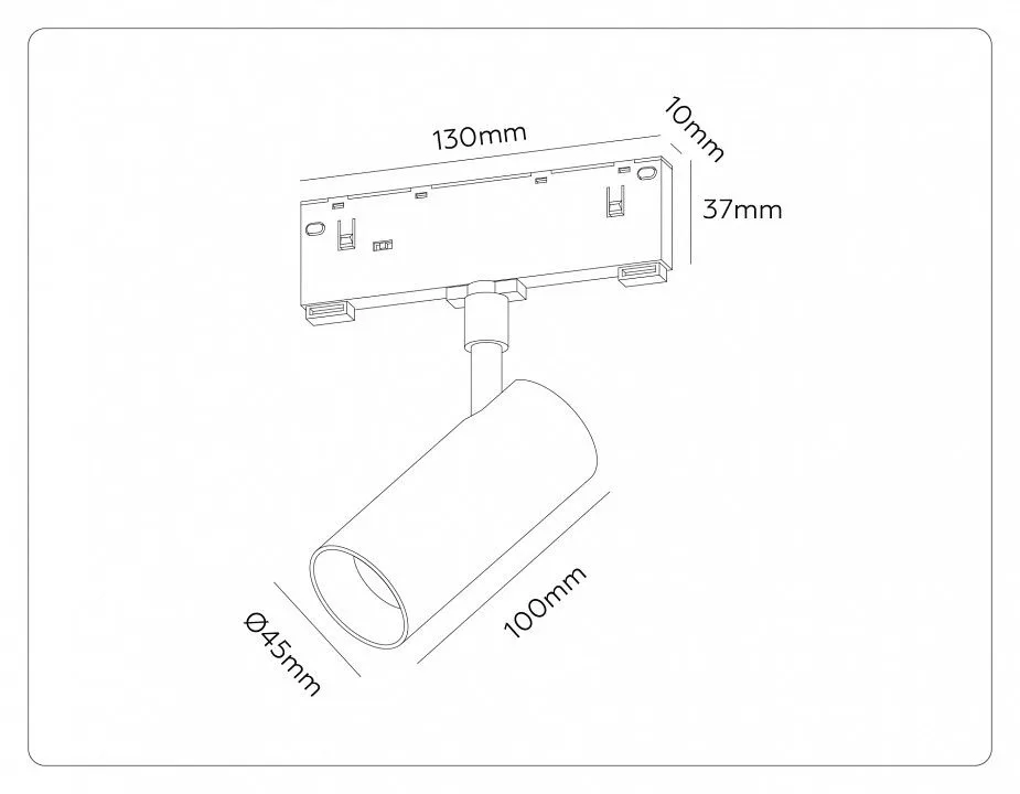 Светильник на штанге Ambrella Light TRACK SYSTEM GL2305