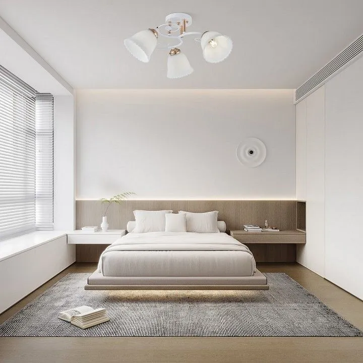 Потолочная люстра Arte Milano AMALFI-325395 325395/3A WH+FG