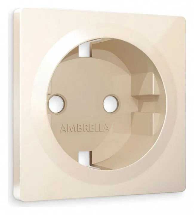 Накладка для розетки с заземлением Ambrella Volt ALFA AP3060