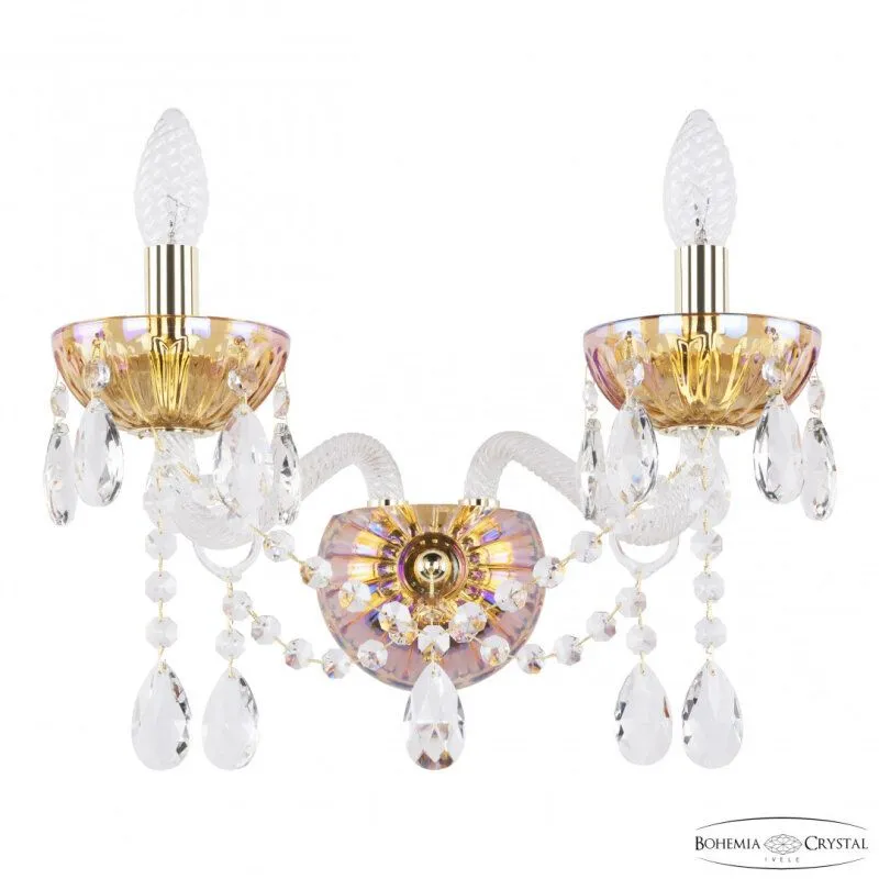 Бра Bohemia Ivele Crystal 5413 5413B/2/165 G Shampan/M-1H