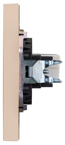 Розетка Ethernet RJ-45 и со шторками, без рамки Kranz STRONG KR-78-0724-8