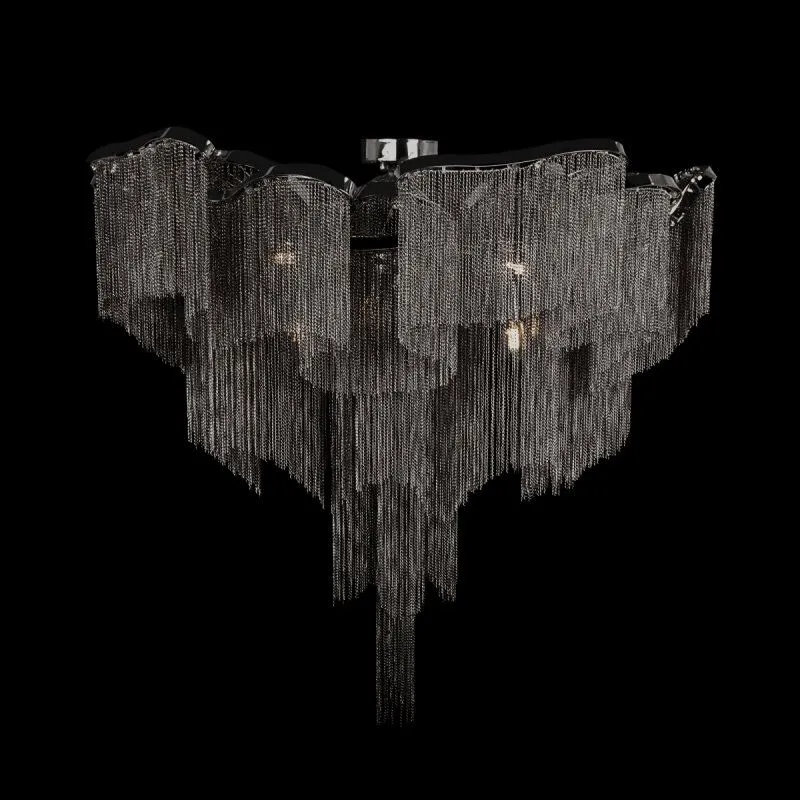 Люстра на штанге Loft it Stream 10208/1000C Gunmetal