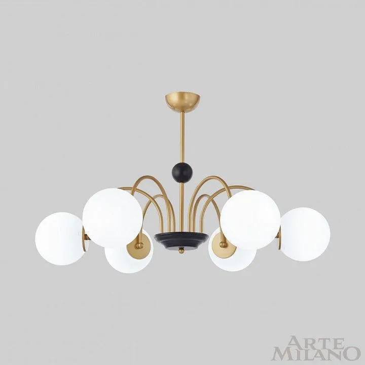 Люстра на штанге Arte Milano AM-Napoli 312066/D850/6 BS/BK