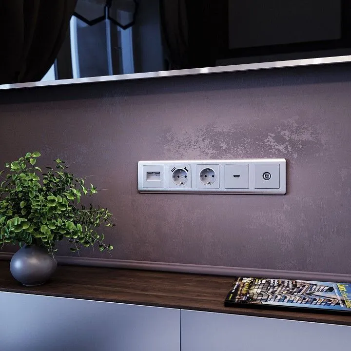 ТВ-розетка оконечная без рамки Werkel  W1183006