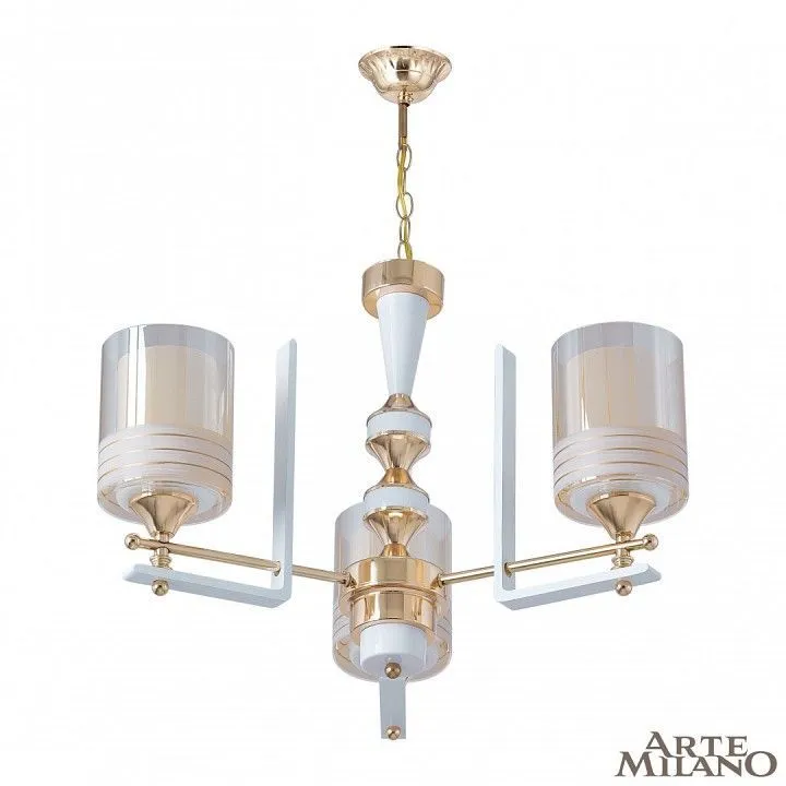 Подвесная люстра Arte Milano Florentia-6087 306087/3 Wh/Gd