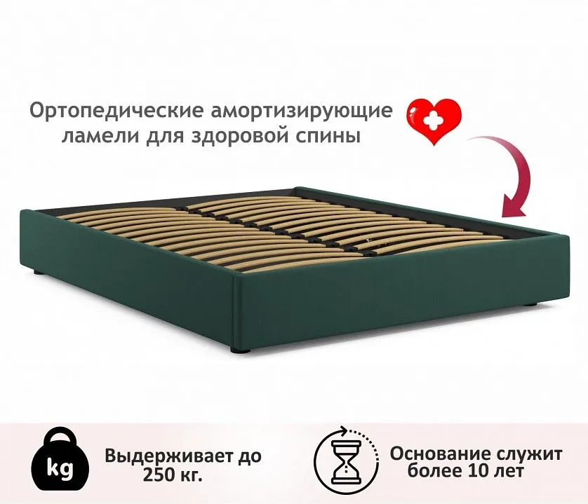 Кровать двуспальная Base 2000x1600 с ПМ