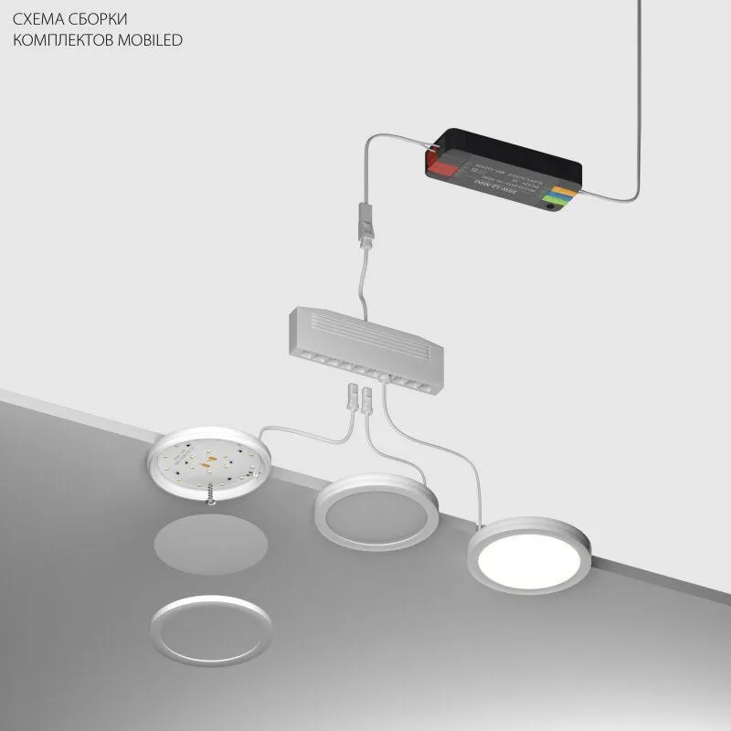 Комплект накладных светильников Lightstar Mobiled 036330-5