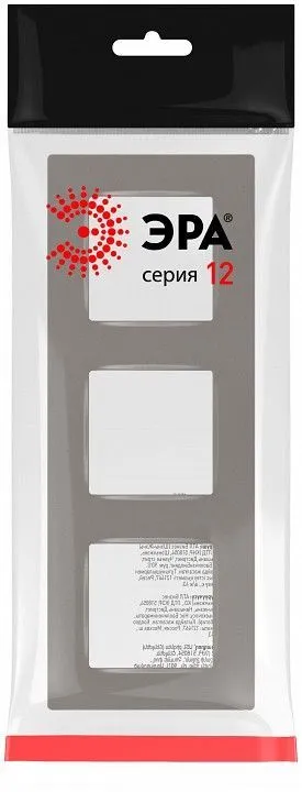 Рамка на 3 поста Эра Эра 12 12-5203-16