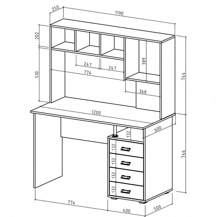 Стол компьютерный Имидж-53