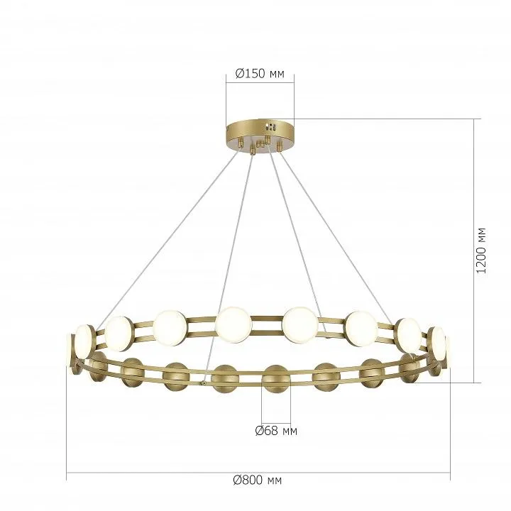 Подвесная люстра ST-Luce MONRO SL6610.203.20