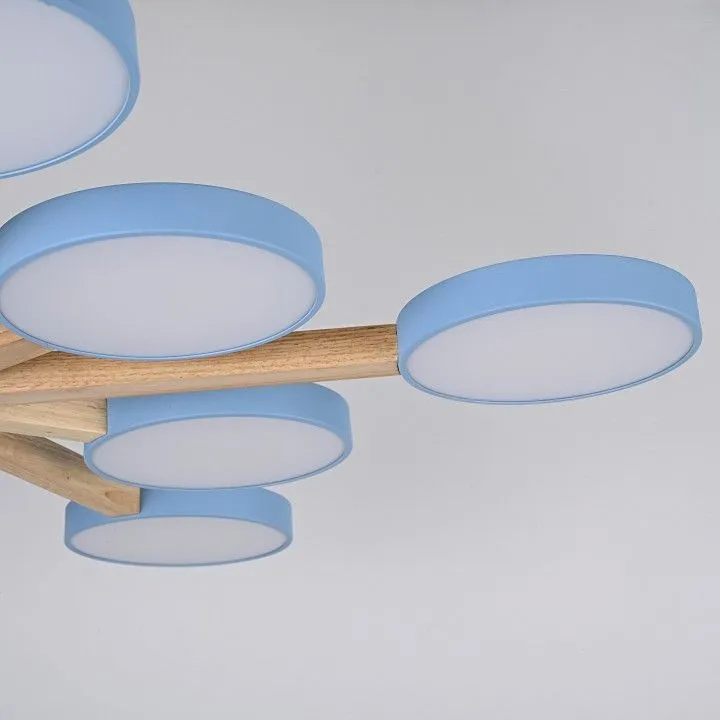 Люстра на штанге Imperiumloft TURNA Blue TURNA-B01