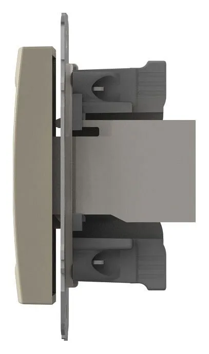Розетка двойная Ethernet RJ-45 без рамки Elbi Eleсtriс Zena Vega 609-010300-248