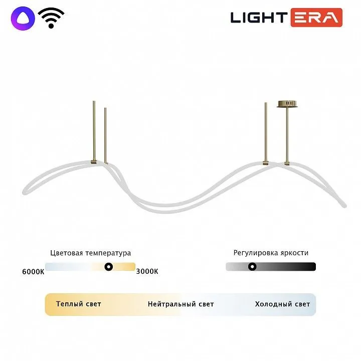 Светильник на штанге LIGHTERA Nyasa LE117L-150GB WIFI