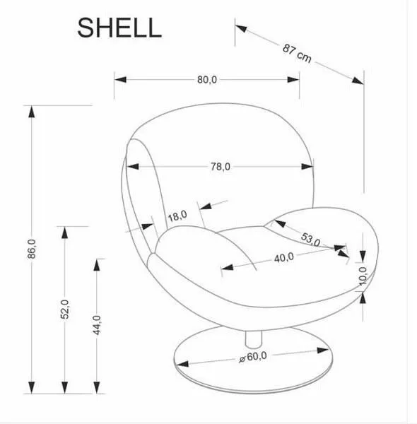 Кресло Shell