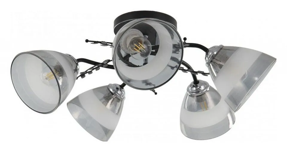 Потолочная люстра Arte Milano AMALFI-327685 327685/5A BK+CR