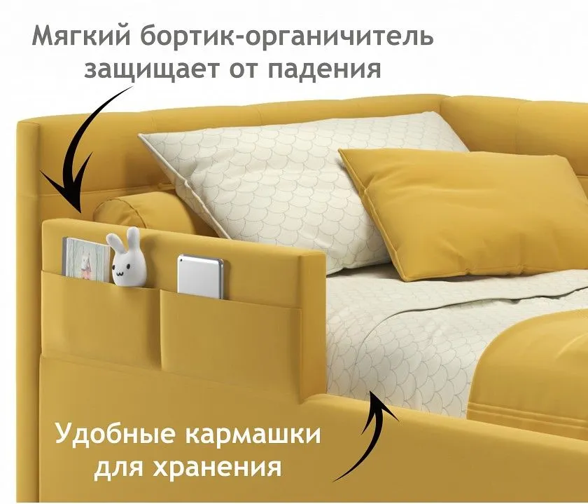 Кровать односпальная Bonna 2000x900 с ПМ
