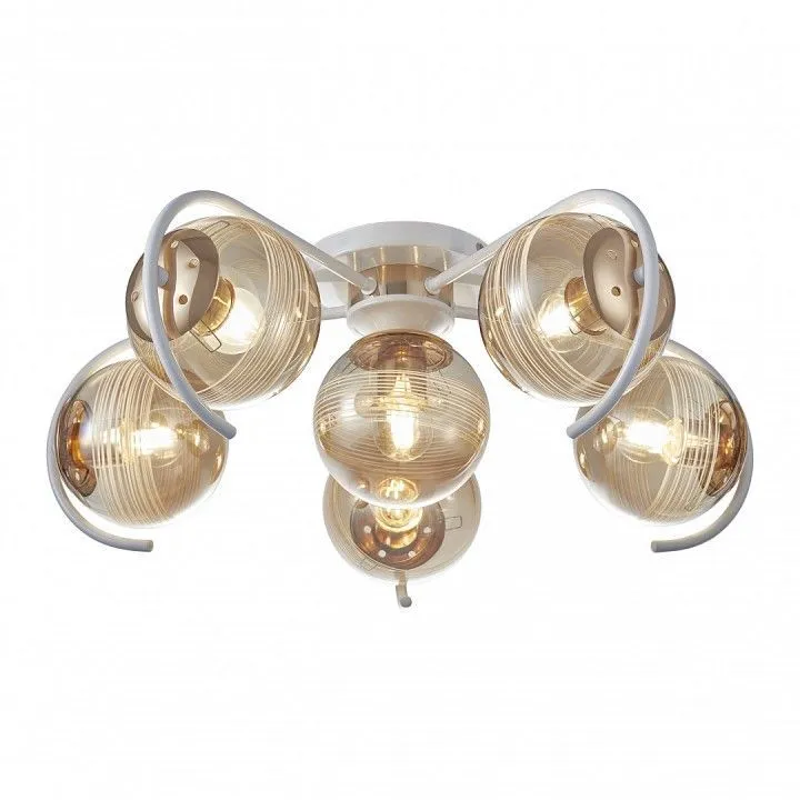 Потолочная люстра Arte Milano AMALFI-326208 326208/5+1 WH+FG