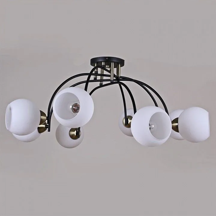 Потолочная люстра ILLUMICO  IL0250-8CSQ-79 BK AB