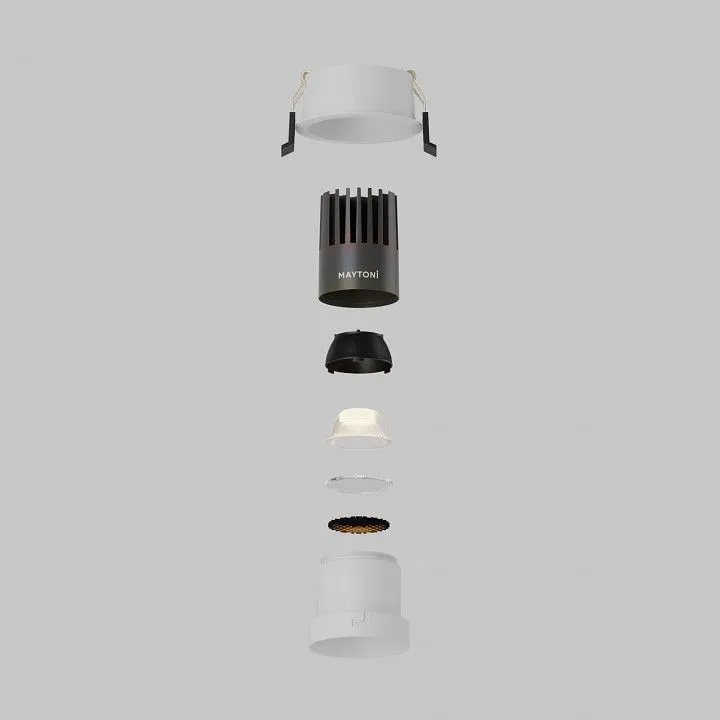 Встраиваемый светильник Maytoni Technical Омут DL116-10W-3K-W