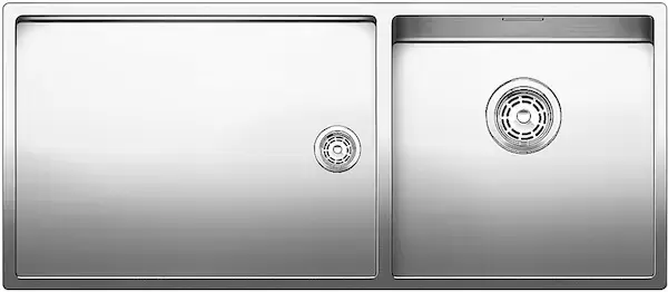 Мойка Blanco Claron 400/550-T-U чаша справа нержавеющая сталь