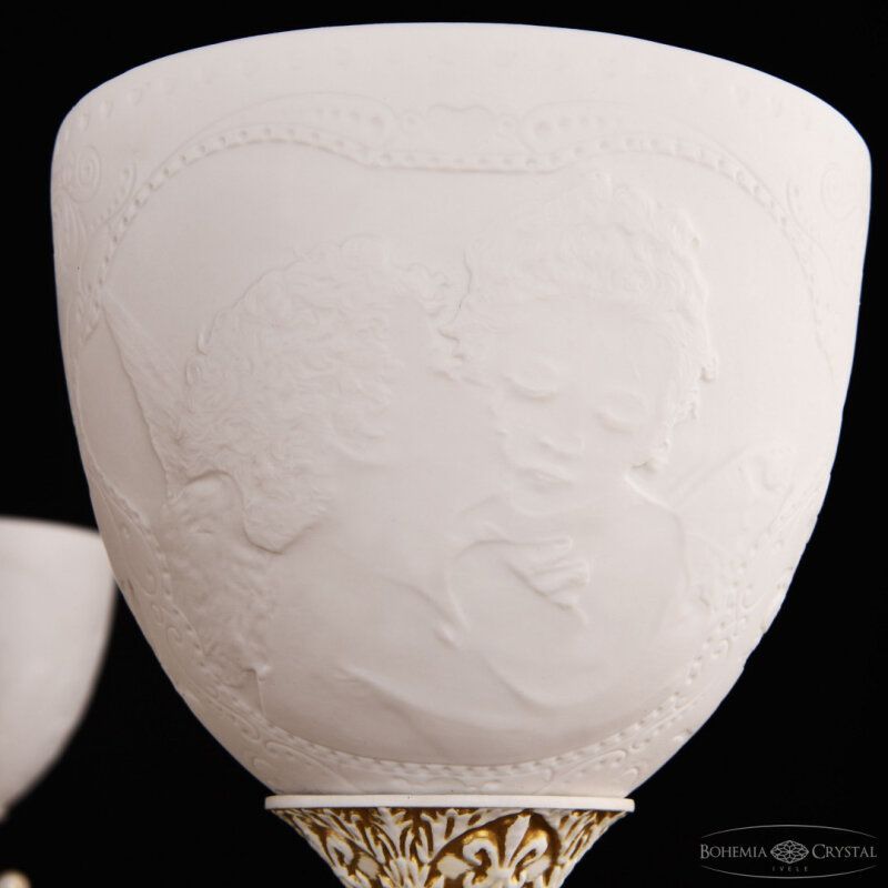 Подвесная люстра Bohemia Ivele Crystal AL7801 AL78101P/8/250 WMG P1 U Angel
